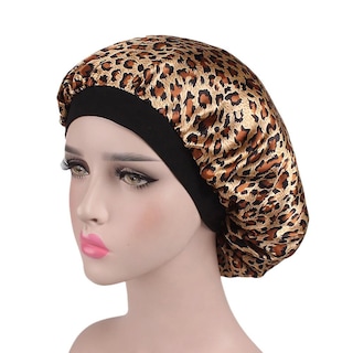 Foto 2 | Gorro Para Dormir Huoguo Diadema Satinada Con Estampado Floral Y Ala Ancha Para Mujer - Venta Internacional.