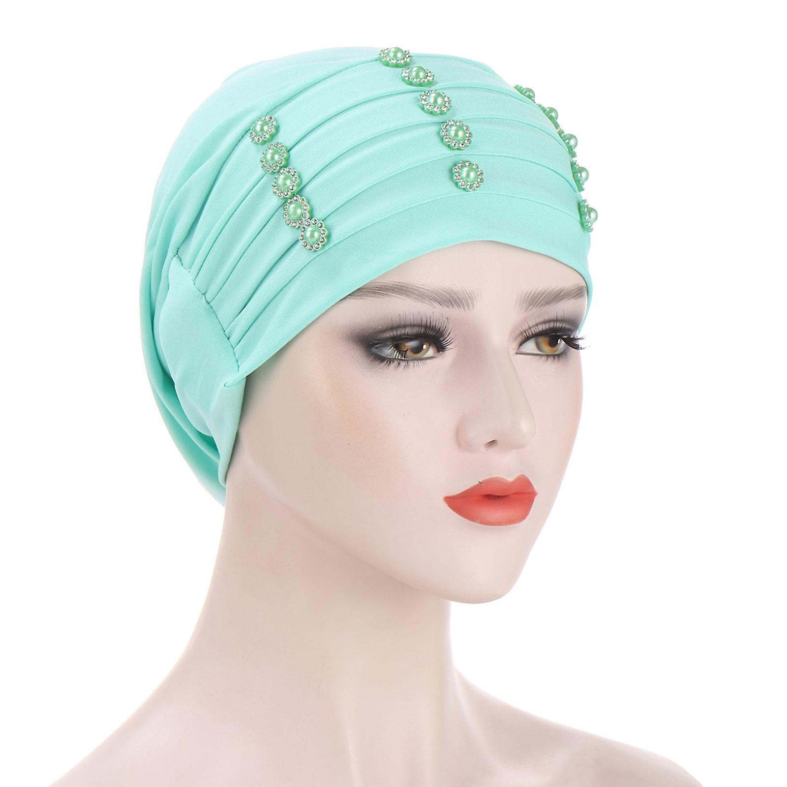 Foto 2 | Gorro Huoguo Para Mujer  Musulmán  Con Volantes  Para Quimioterapia Contra El Cáncer - Venta Internacional.