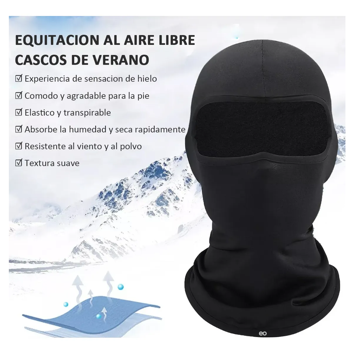 Foto 4 pulgar | Set 3 Bufanda Palestina Balaclava Y Mangas Unisex Eo Safe Imports Esi-19686 Negro