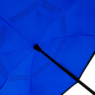 Foto 3 | Paraguas Reversible Invertido Color Azul Con Negro