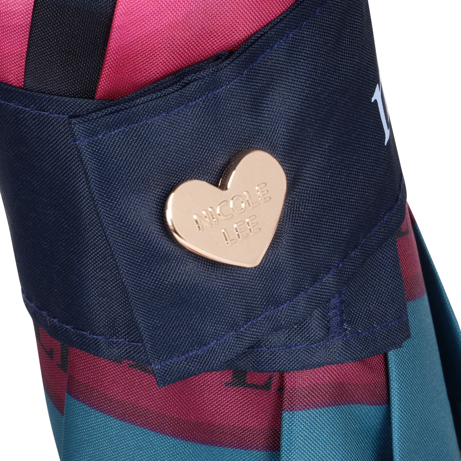 Foto 6 pulgar | Sombrilla De Nylon Nicole Lee Estampado Hollywood Dr
