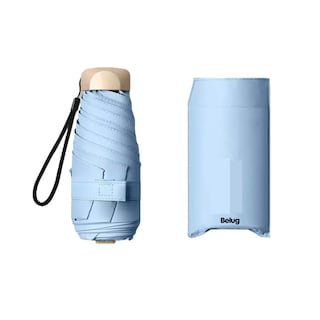 Foto 1 | Sombrilla de Bolsillo Belug Resistente Reforzada Anti UV Azul