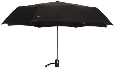 Foto 3 | Paraguas De Viaje Amazon Basics Redondo Automático Negro - Venta Internacional.
