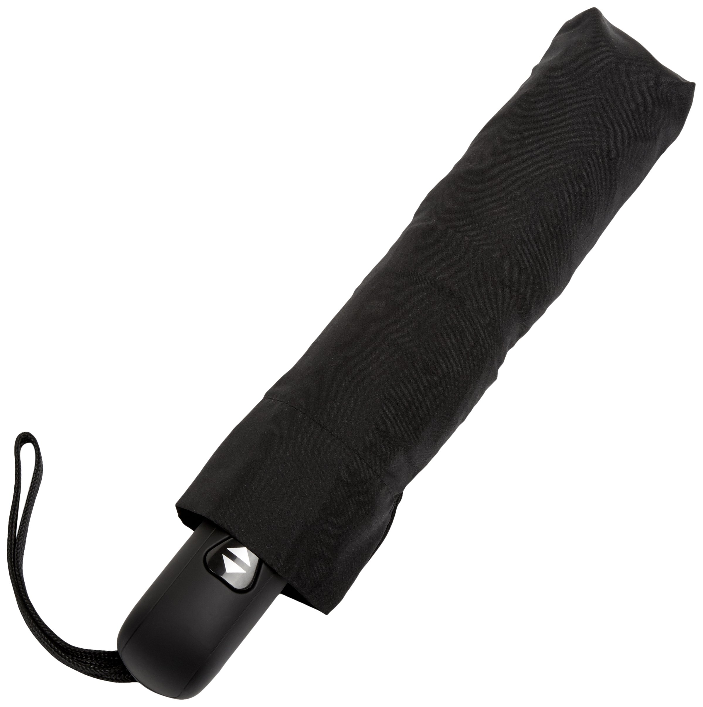 Foto 5 pulgar | Paraguas De Viaje Amazon Basics Redondo Automático Negro - Venta Internacional.