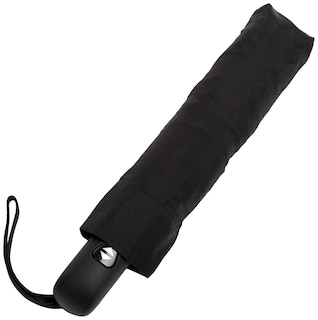 Foto 4 | Paraguas De Viaje Amazon Basics Redondo Automático Negro - Venta Internacional.