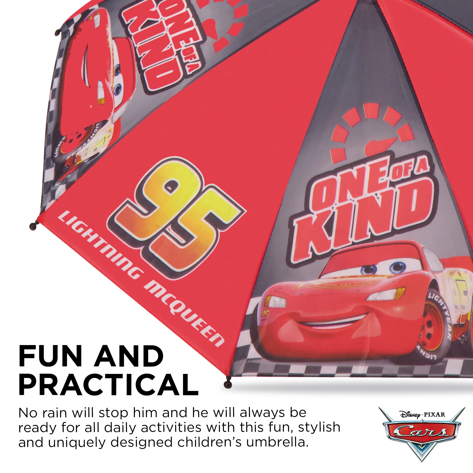Foto 5 pulgar | Paraguas Disney Little Kids Lightning Mcqueen Mickey Mouse - Venta Internacional.