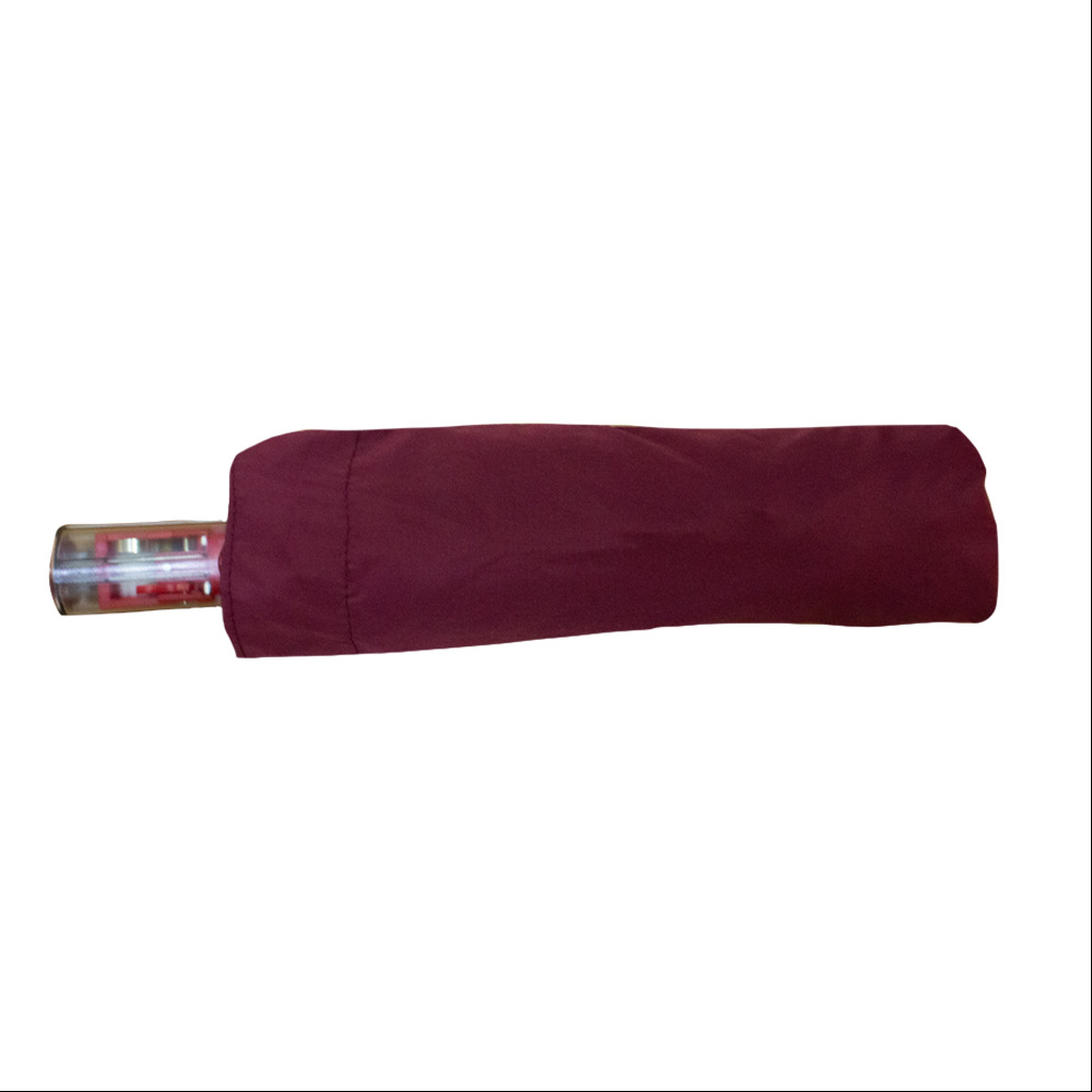Foto 4 pulgar | Sombrilla Automática Con Protección Uv Y Tela Impermeable De 9 Varillas Rojo