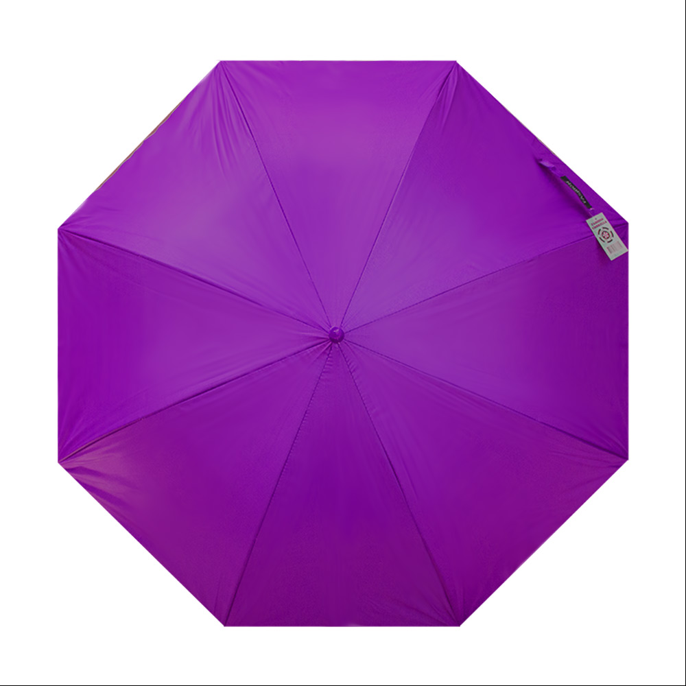 Foto 5 pulgar | Paraguas Tipo Bastón Filtro Uv 8 Varillas Doble Semiautomático Color Morado