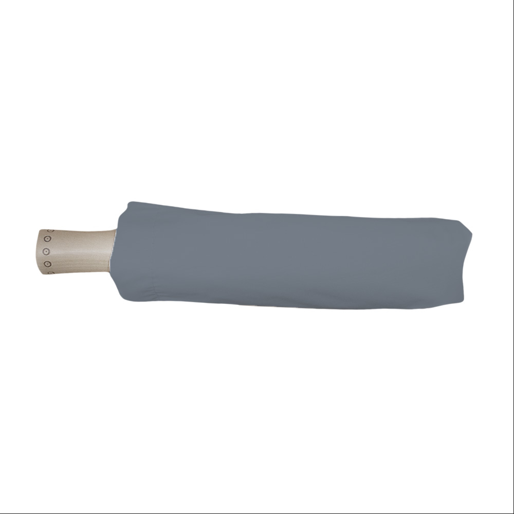 Foto 4 pulgar | Sombrilla Manual De Bolsillo Filtro Uv Reforzado 8 Varillas Dobles Color Gris