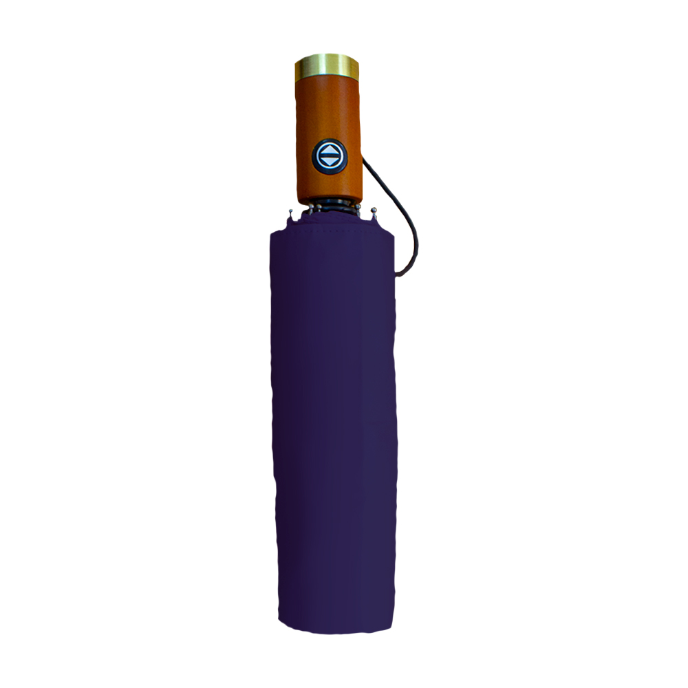 Foto 4 pulgar | Sombrilla Automática Protección Uv Tela Impermeable 10 Varillas Dobles Resistente Color Azul