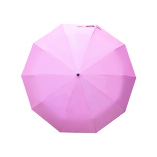 Foto 4 | Sombrilla Automática Protección Uv Tela Impermeable 10 Varillas Dobles Resistente Color Rosa