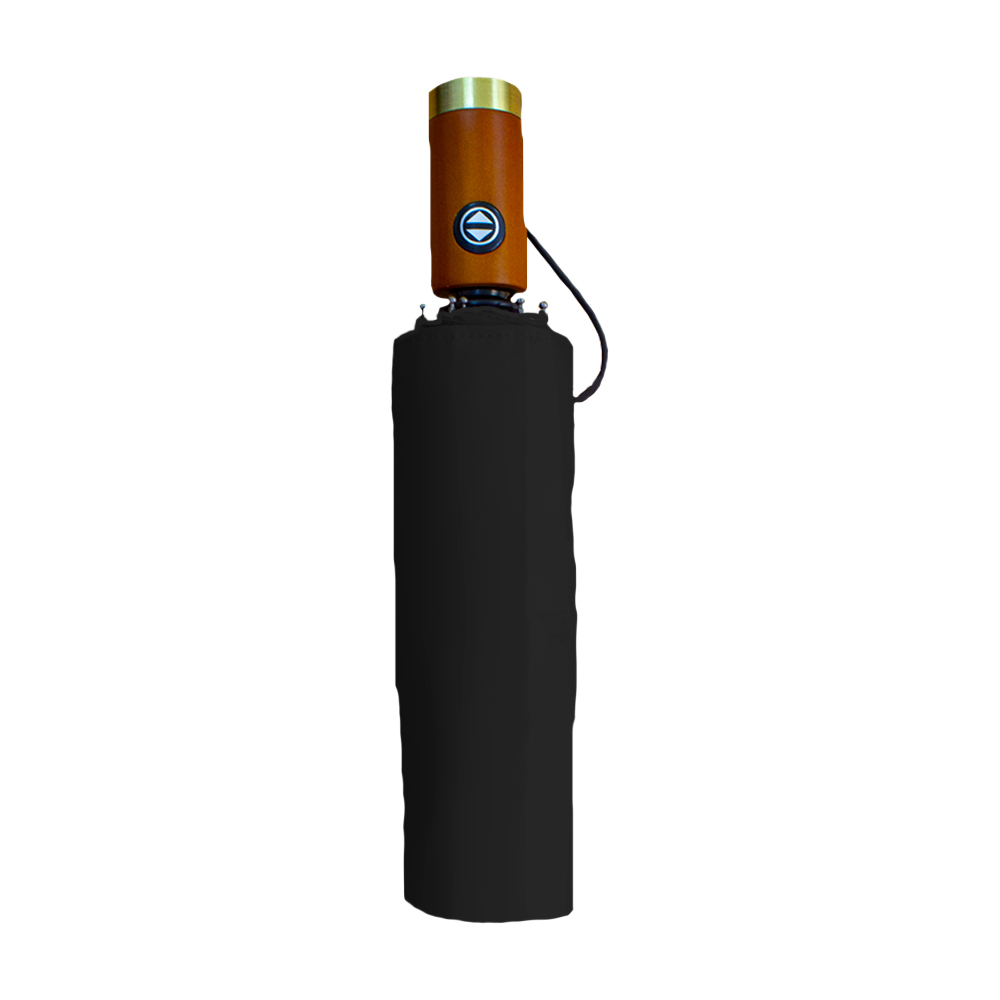 Foto 4 pulgar | Sombrilla Automática Protección Uv Tela Impermeable 10 Varillas Dobles Resistente Color Negro