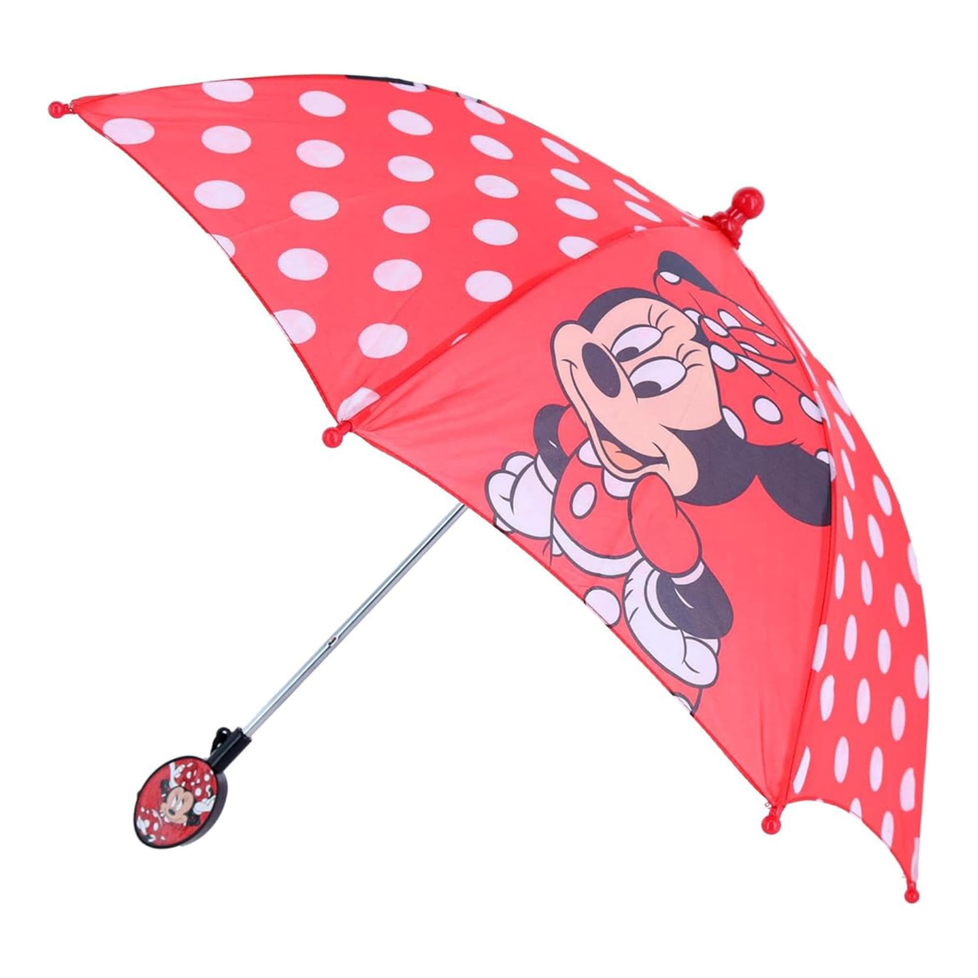 Foto 2 | Paraguas Minnie Mouse Rojo-Venta Internacional