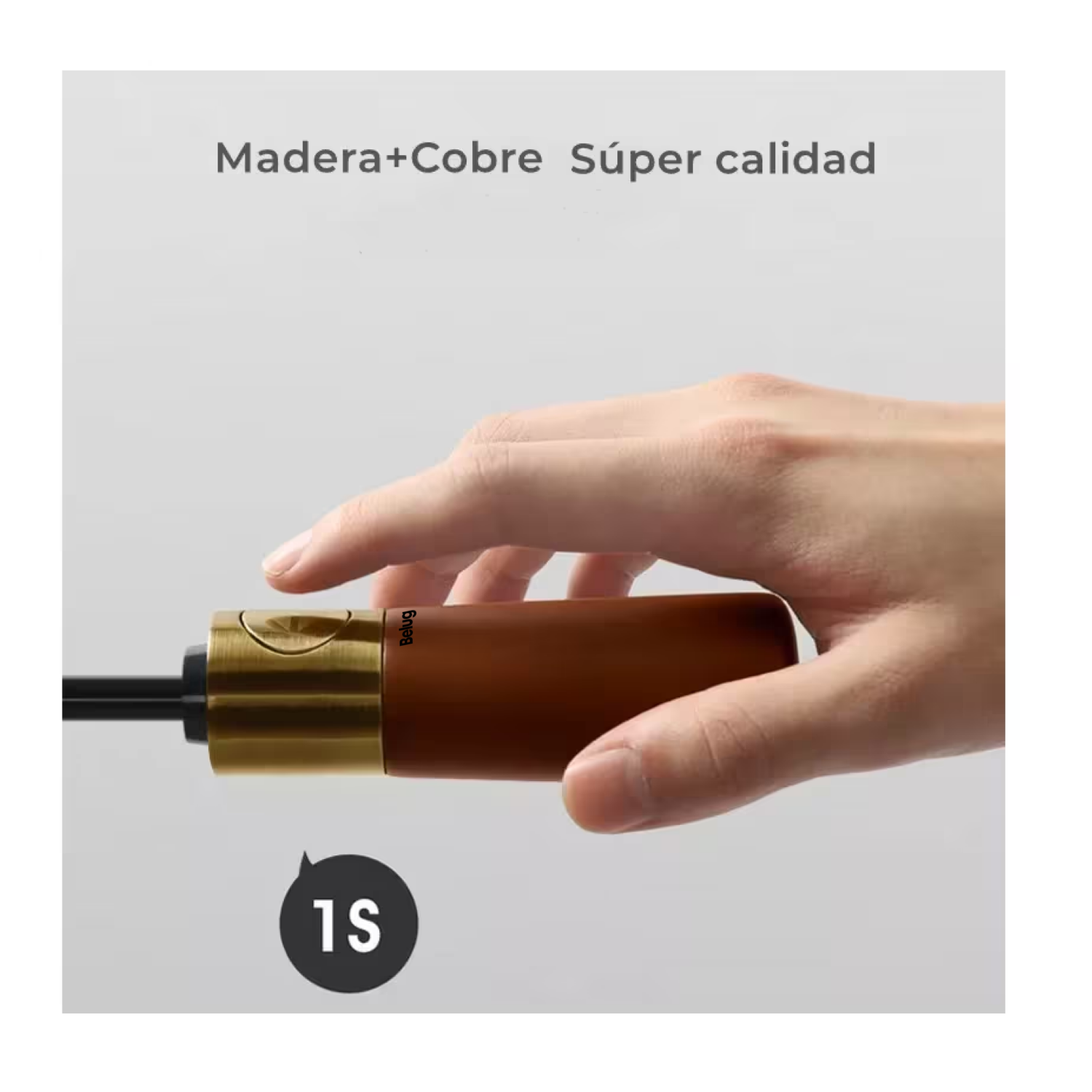 Foto 5 pulgar | Paraguas Sombrilla Grande Plegable Para Auto Regalos Para Hombre Belug, Negro