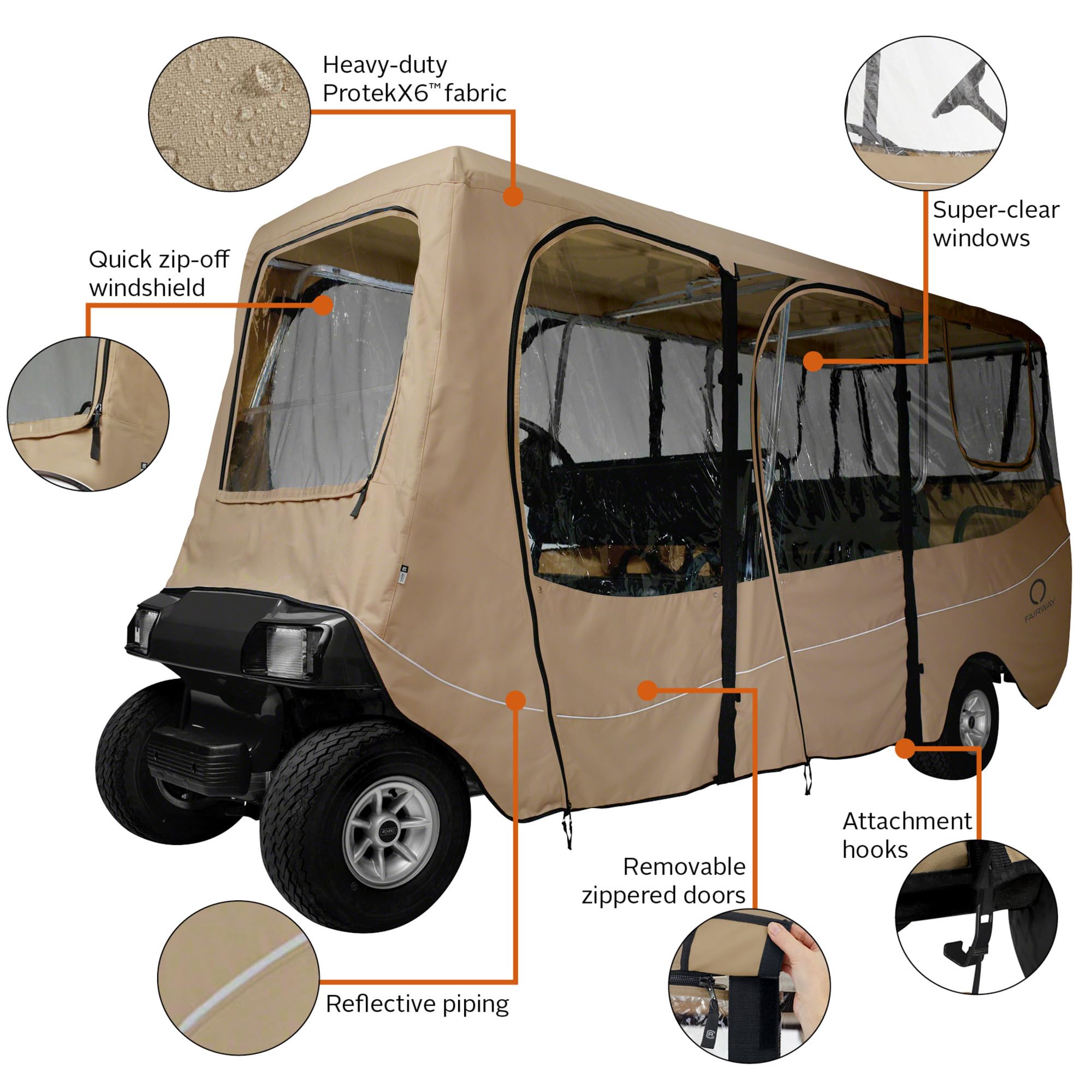 Foto 5 | Carrito De Golf Classic Accessories Fairway Extra Largo - Venta Internacional.