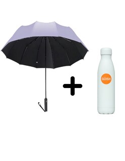 Foto 1 | Paraguas Plegable Protección Anti-uv + Gratis Termo Güish De Regalo