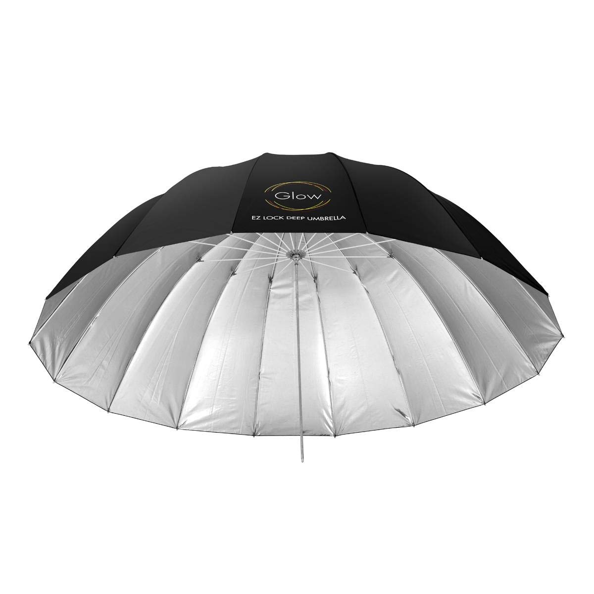 Foto 4 pulgar | Umbrella Glow Easy Lock Xl De Fibra De Vidrio Plateada Profunda, 165 Cm - Venta Internacional.