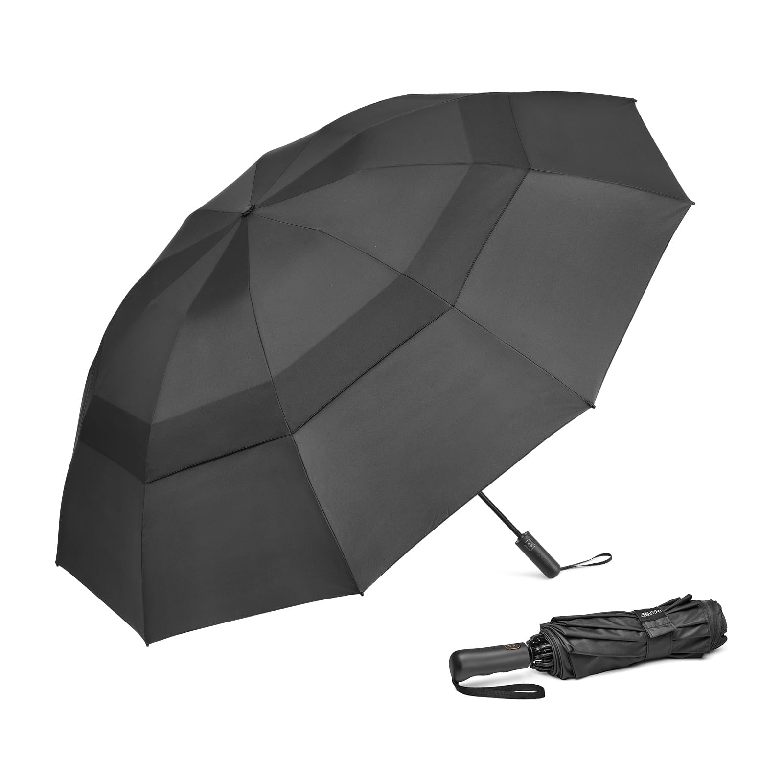 Foto 1 | Paraguas De Viaje G4free, Invertido, 116 Cm, A Prueba De Viento, Apertura Automática, Negro - Venta Internacional.