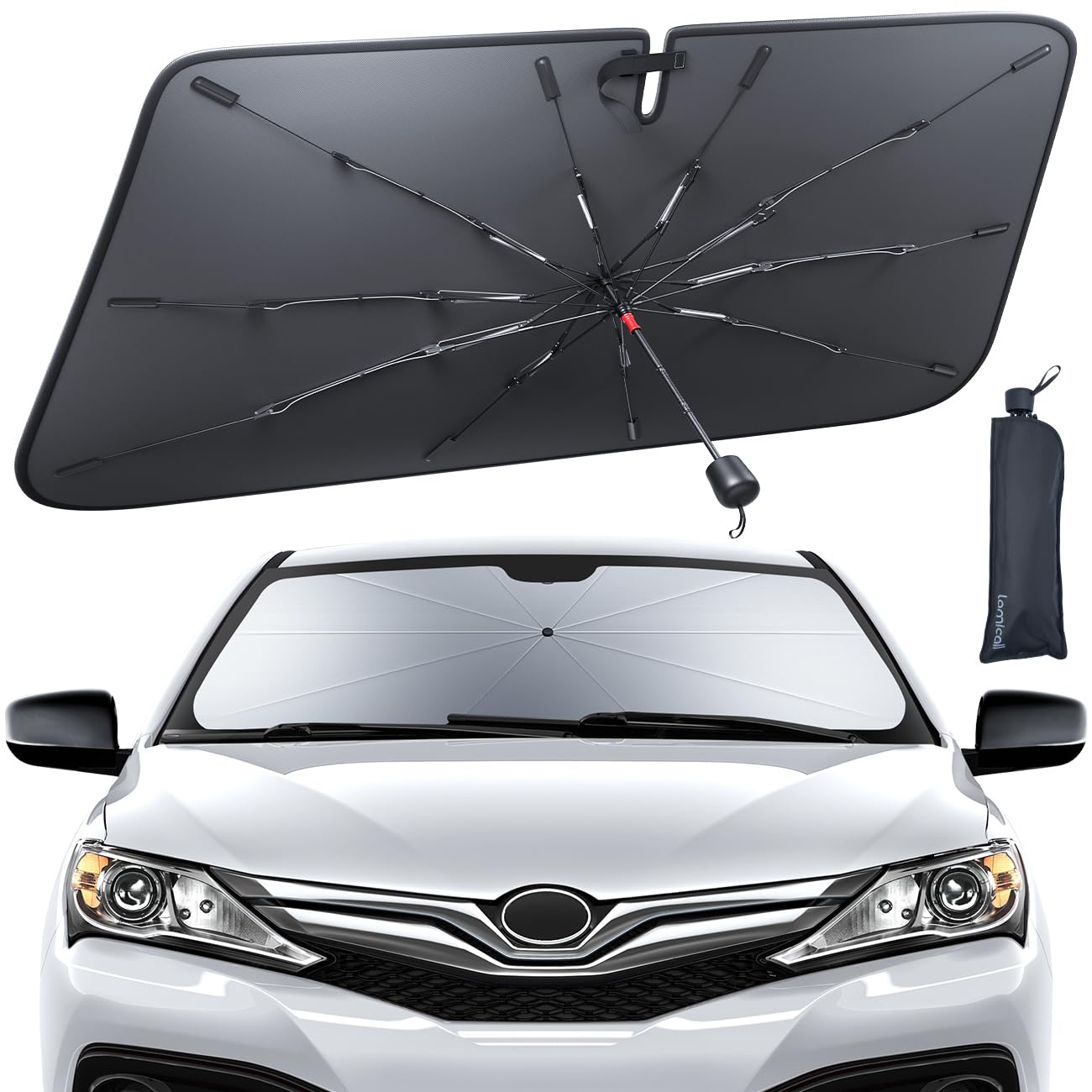 Foto 2 pulgar | Parasol Lamicall Para Parabrisas De Coche, 57 X 32 Cm - Venta Internacional.