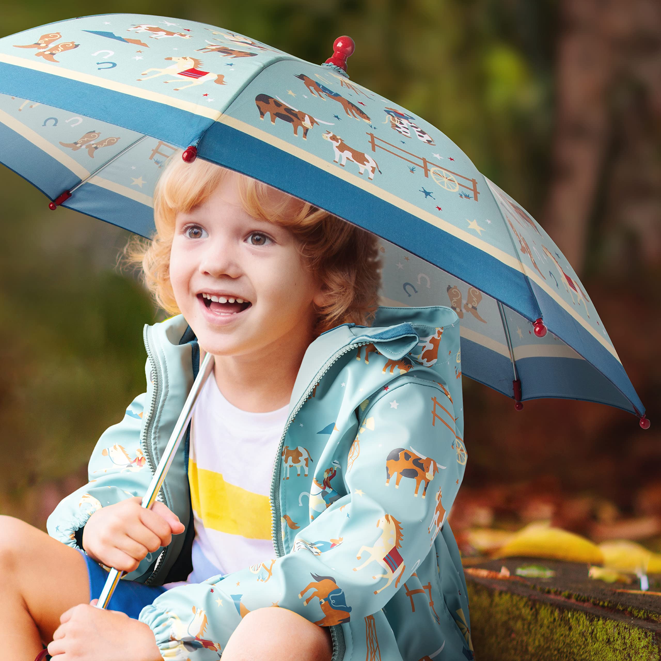 Foto 3 | Sombrilla Stephen Joseph Kids Para Niños Pequeños, Western - Venta Internacional.