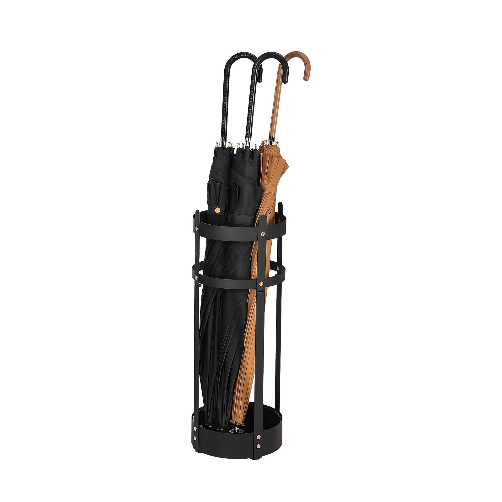 Foto 1 | Soporte Para Paraguas Songmics De Acero Con Bandeja De Goteo Desmontable, Negro - Venta Internacional.
