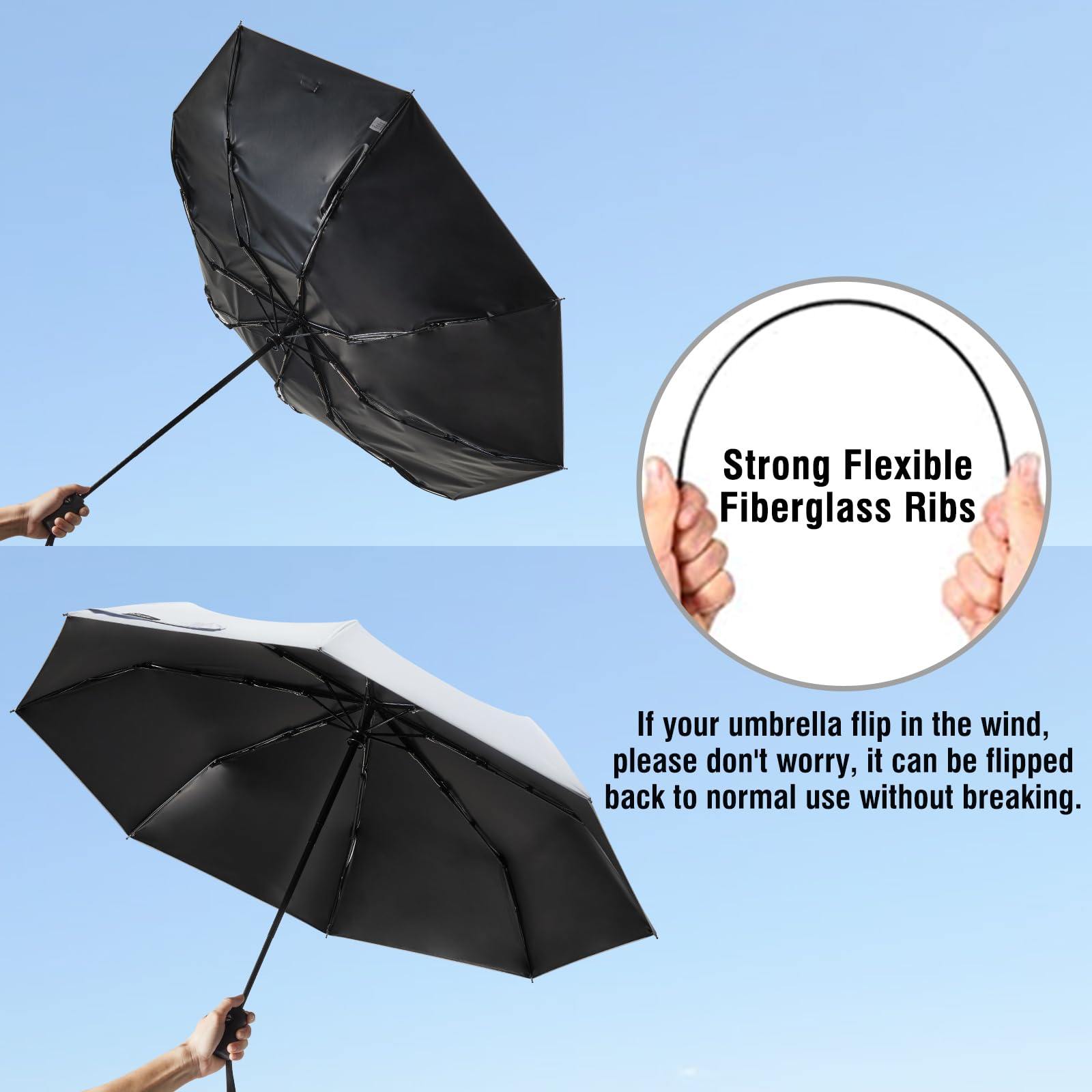 Foto 5 | Paraguas De Viaje G4free Upf 50+ Con Protección Uv 110/117 Cm - Venta Internacional.
