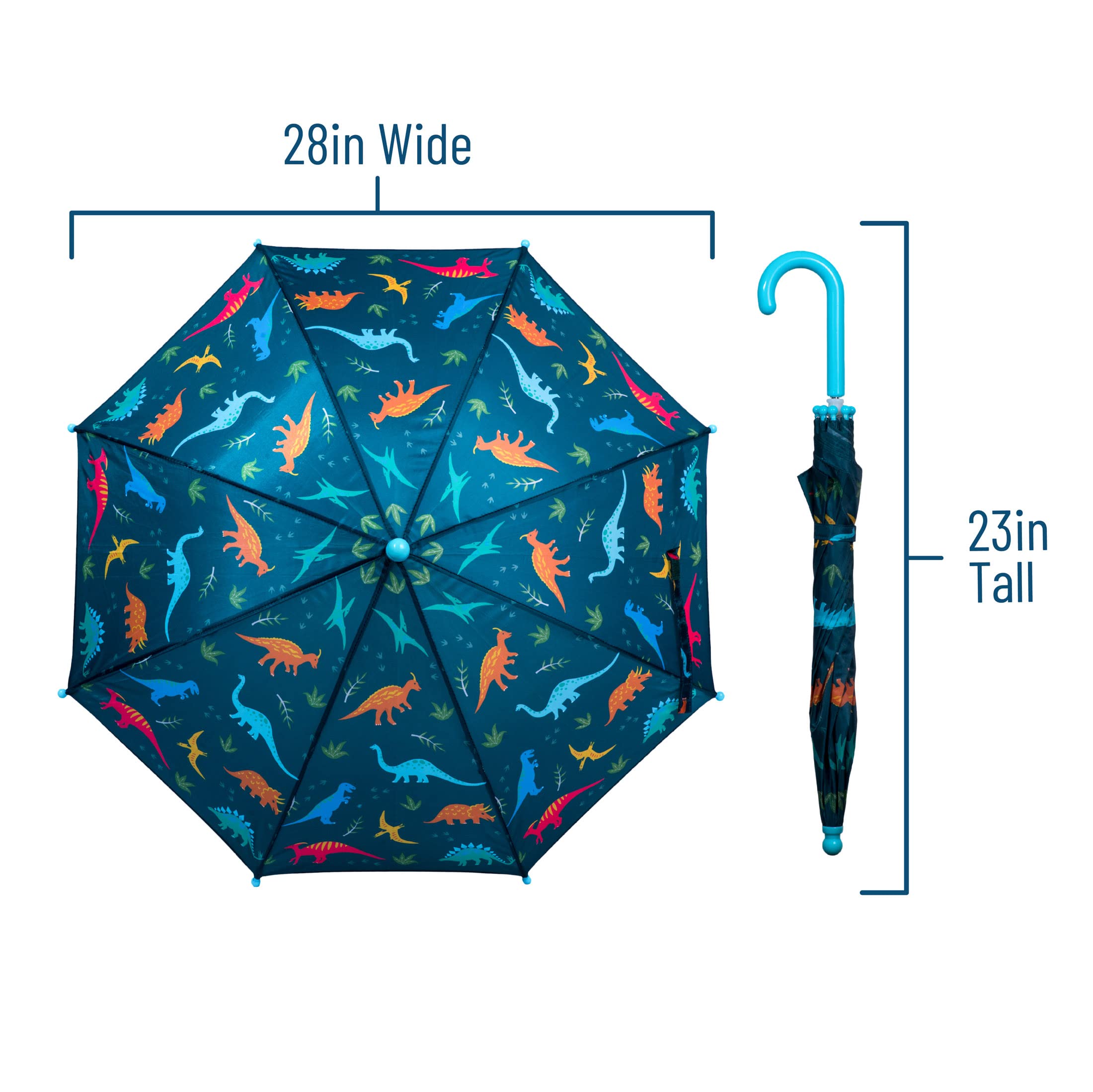 Foto 5 | Paraguas Wildkin Kids, Toldo Impermeable Con Diseño De Dinosaurios Jurásicos - Venta Internacional.