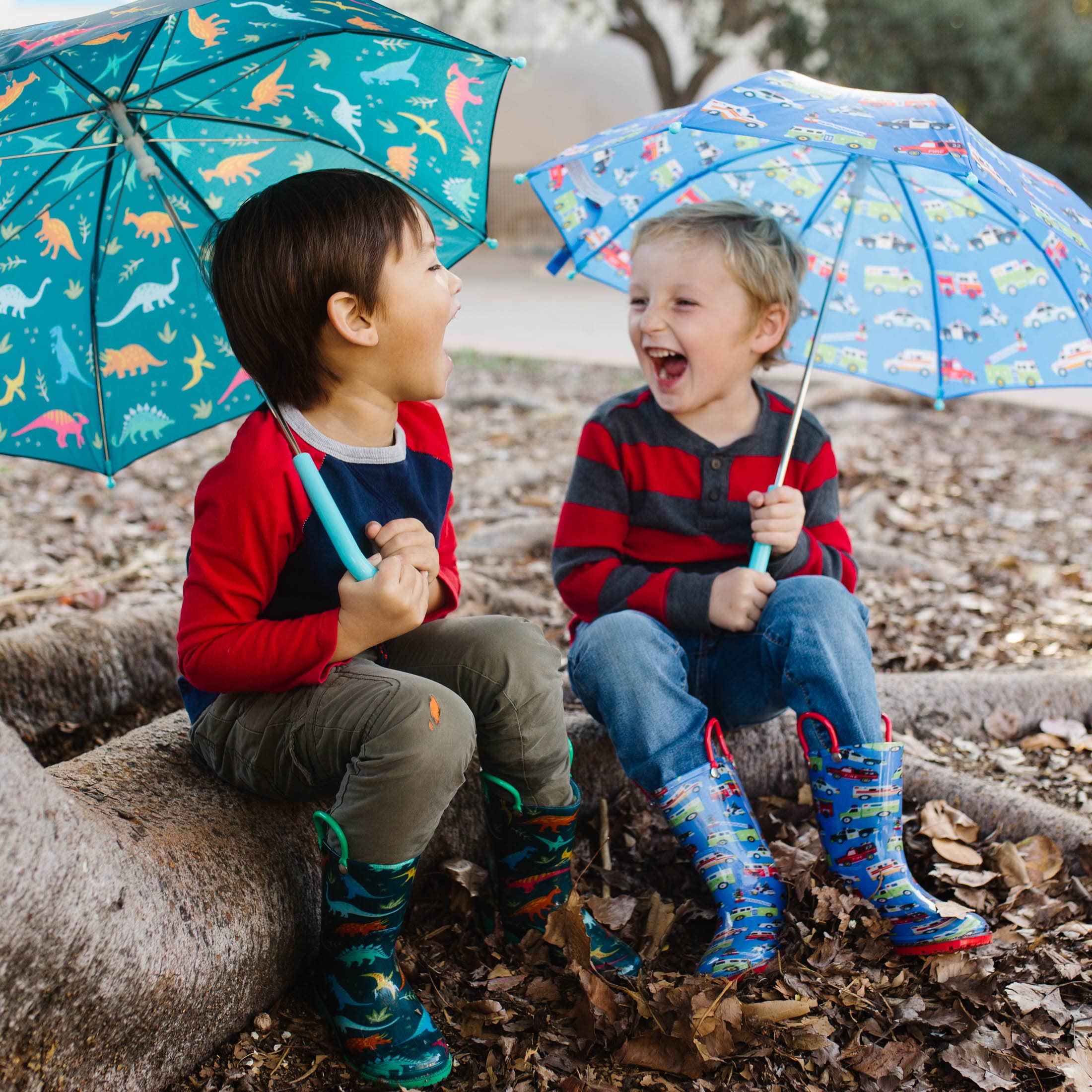Foto 8 pulgar | Paraguas Wildkin Kids, Toldo Impermeable Con Diseño De Dinosaurios Jurásicos - Venta Internacional.