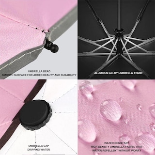 Foto 6 | Paraguas Hannstar Para Niños Plegable A Prueba De Viento, Antiuv Y Reflectante - Venta Internacional.