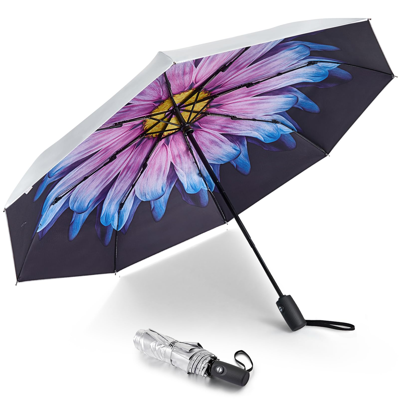Foto 2 pulgar | Paraguas De Viaje G4free Upf 50+ Con Protección Uv 110 Cm/117 Cm - Venta Internacional.