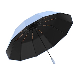 Foto 1 | Paraguas Sombrilla Protección Uv Automático Con 12 Varillas Eo Safe Imports Esi-19665 Azul