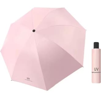 Foto 6 | Duo De Paraguas De Bolsillo Plegable Con Proteccion Uv