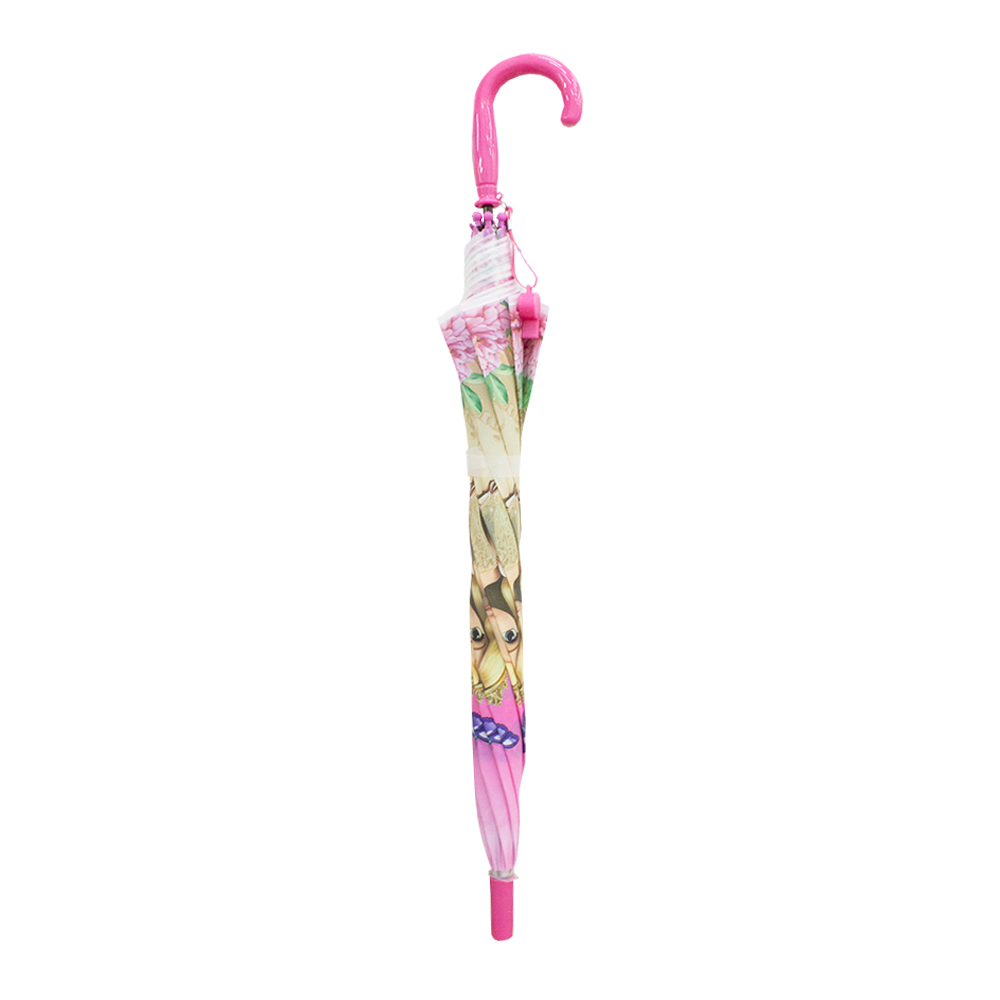 Foto 4 pulgar | Paraguas Infantil Diseño De Princesas Sombrilla Con Silbato
