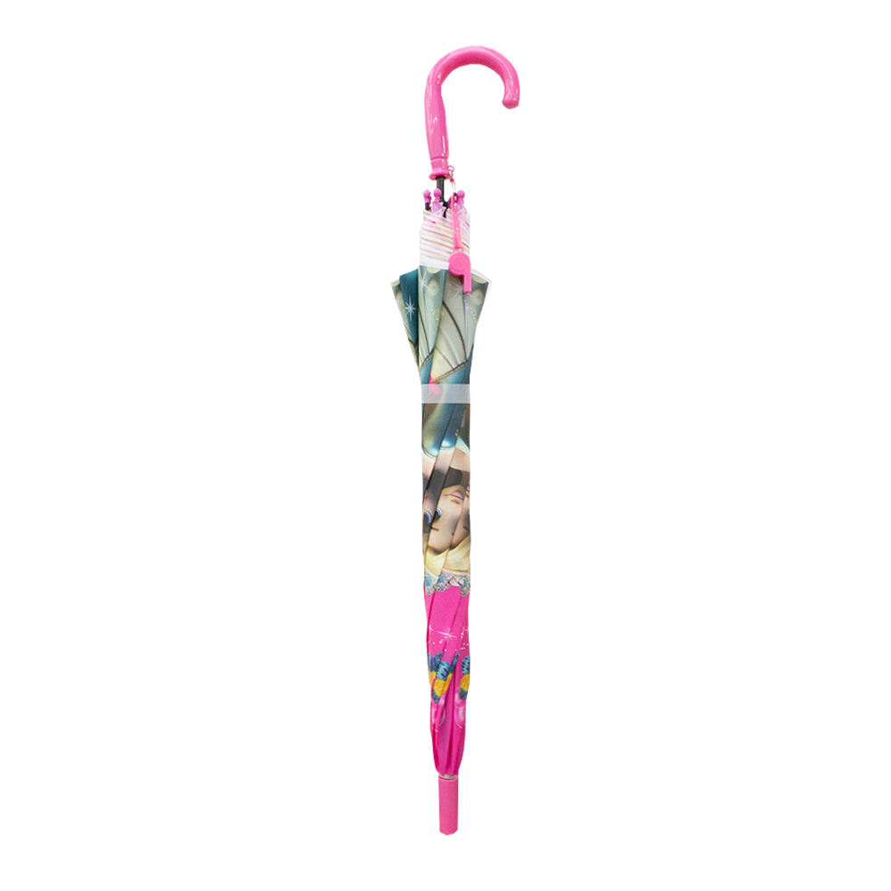 Foto 4 pulgar | Paraguas Infantil Diseño De Princesas Sombrilla Con Silbato
