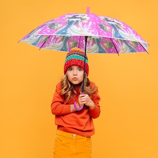 Foto 5 | Paraguas Infantil Diseño De Princesas Sombrilla Con Silbato