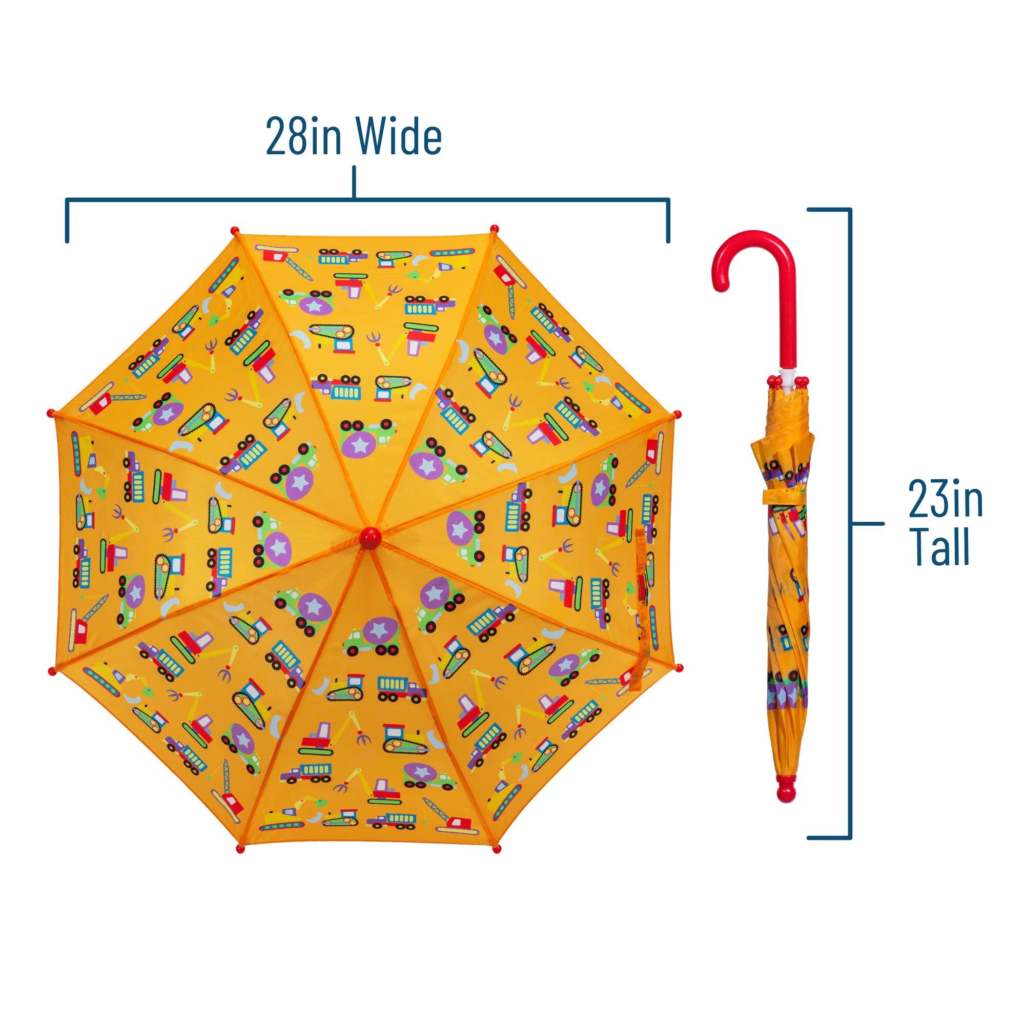 Foto 5 | Paraguas Wildkin Kids Con Toldo Impermeable Y Mango Curvo - Venta Internacional.