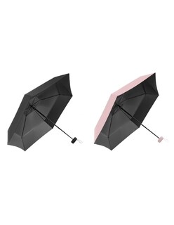 Foto 1 | 2pzs Paraguas Reversible Uv Negro Rosa