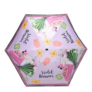 Foto 3 | Sombrilla Protección Uv Nicole Lee Print Violet Blossom
