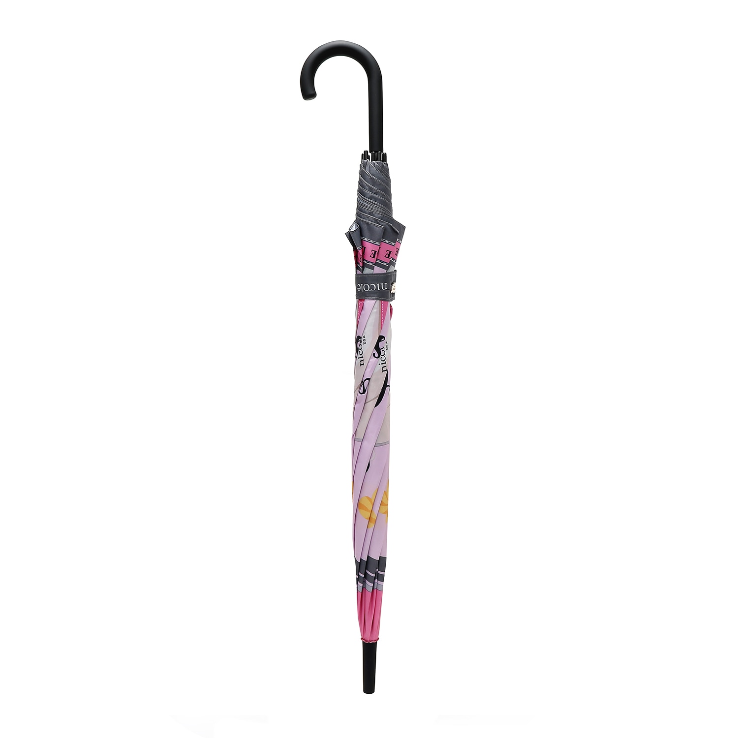 Sombrilla Grande Nicole Lee Print Violet Blossom