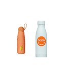 Paraguas Bolsillo Anti-ultravioleta +bolsa Cápsula Naranja + Gratis Termo Güish De Regalo