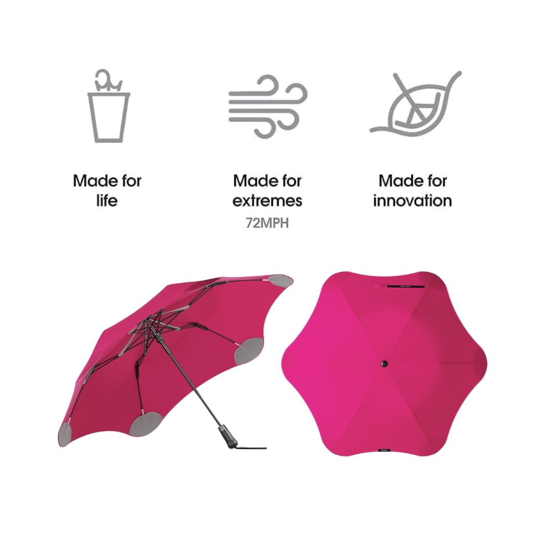 Foto 5 pulgar | Paraguas De Viaje Blunt Metro 99 Cm A Prueba De Viento Con Protección Uv  Color Rosa - Venta Internacional.