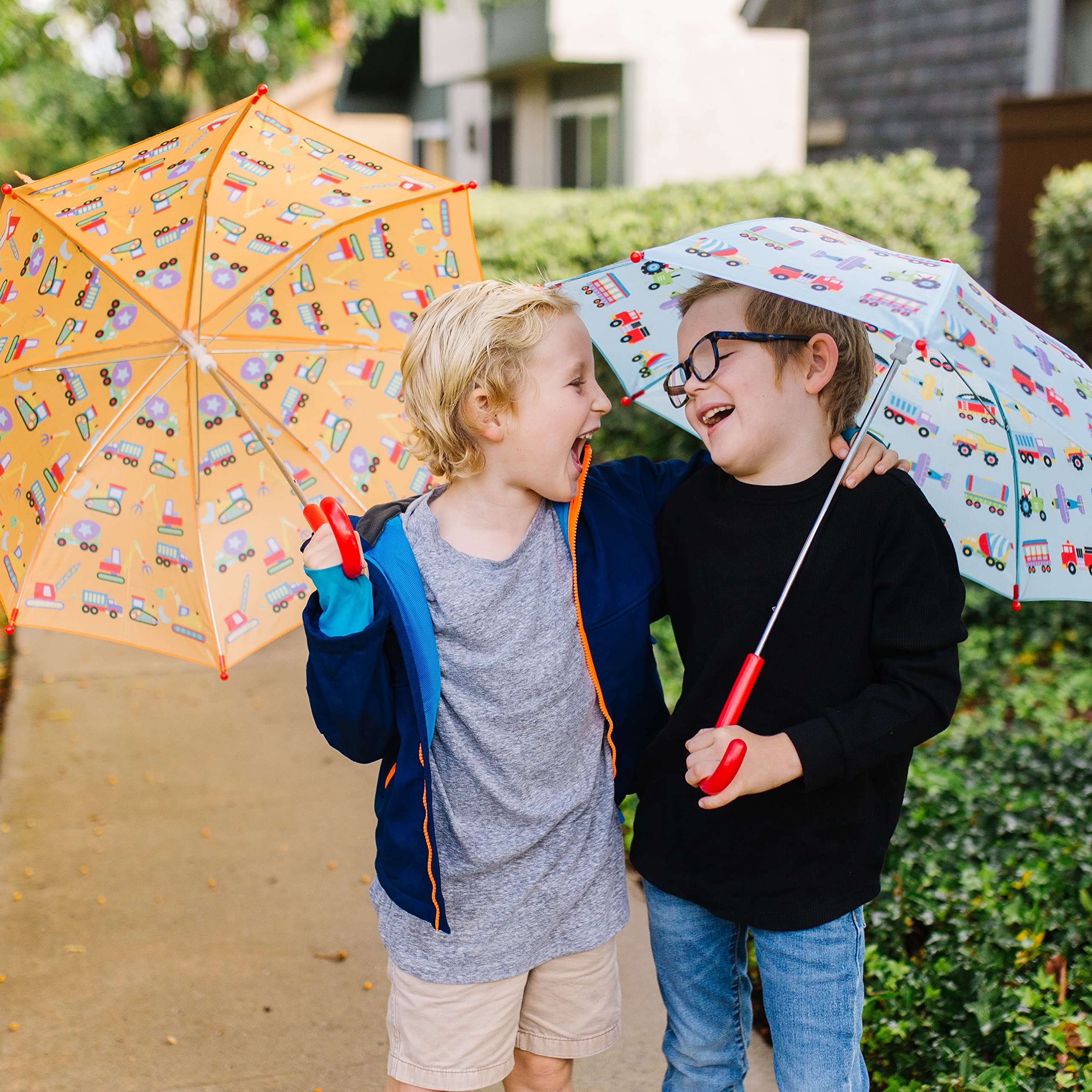 Foto 4 pulgar | Paraguas Wildkin Kids Con Toldo Impermeable Y Mango Curvo - Venta Internacional.
