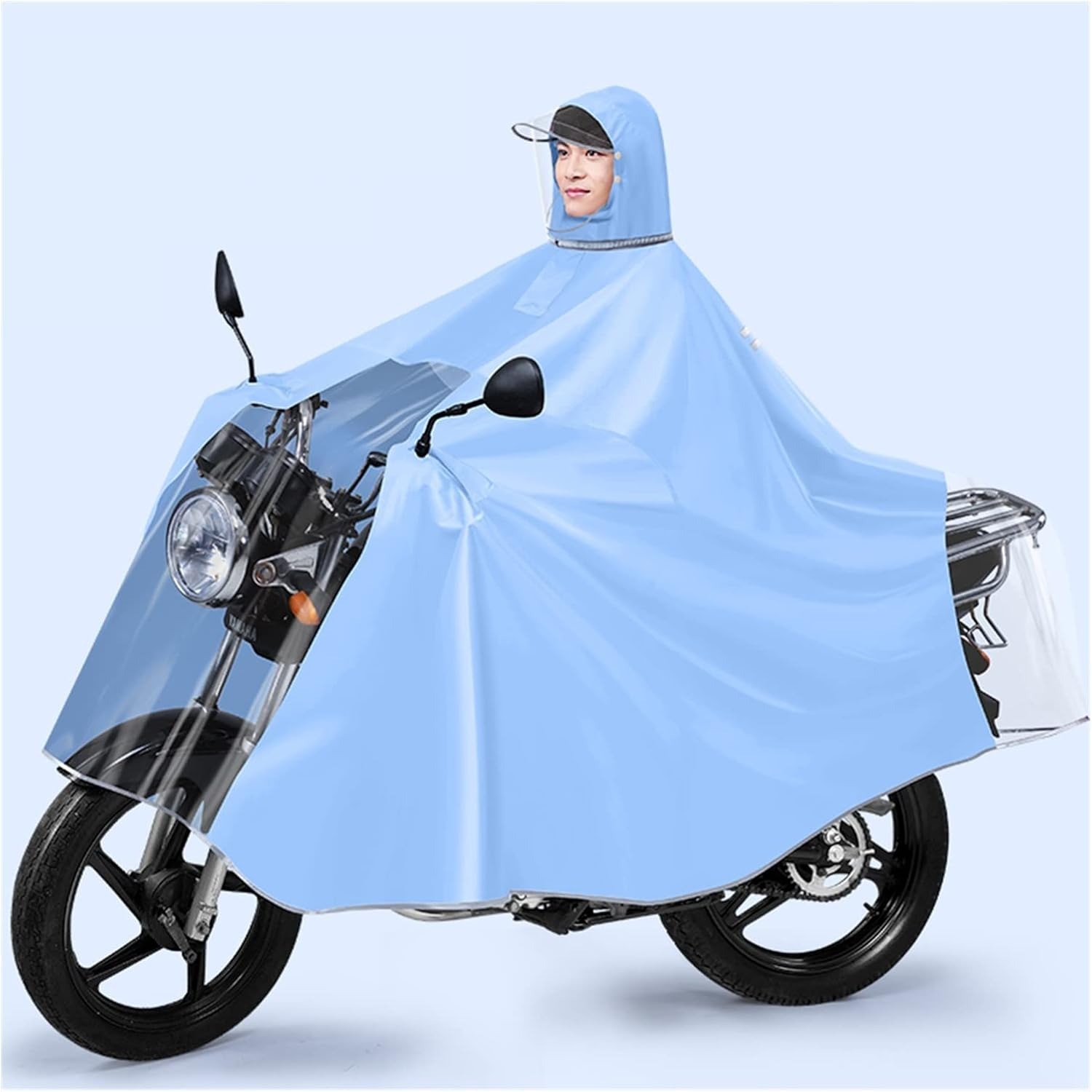 Foto 2 pulgar | Duo De Impermeables Para Motociclista Con Capucha Exterior