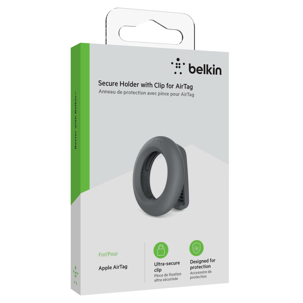 Foto 4 | Carcasa Belkin color Gris para AirTag Clip