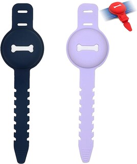 Foto 1 | Soporte Air Tag Para Collar De Perro Huoguo, Ajustable, Silicona - Venta Internacional.