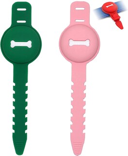 Foto 1 | Soporte Air Tag Para Collar De Perro Huoguo, Ajustable, Silicona - Venta Internacional.