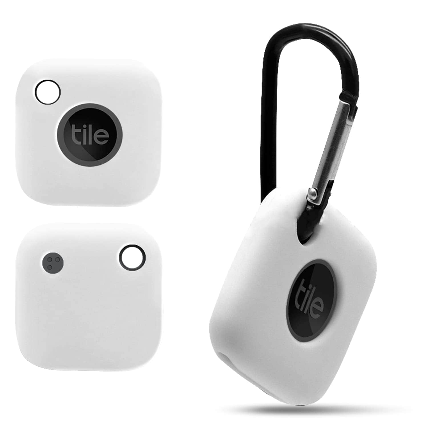 Funda De Silicona Para Tile Mate 2022 Con Llavero Seltureone, Color Blanco - Venta Internacional. $404