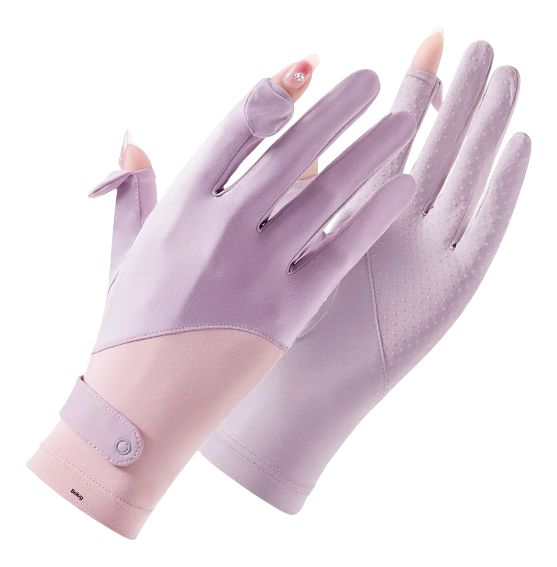 Foto 1 | Antideslizante  Protección Solar  Guantes De Pantalla Táctil Belug Violeta Rosa