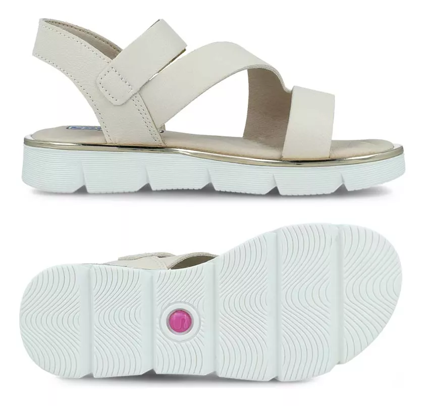 Foto 6 pulgar | Sandalia Huarache Coqueta 112901-l Niña Sintético Beige Casual