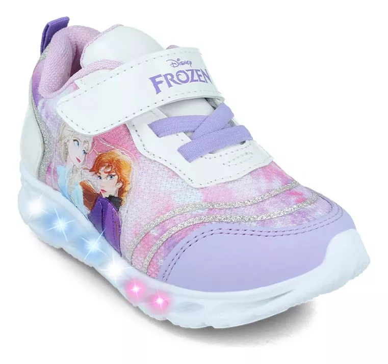 Foto 3 pulgar | Tenis Frozen Dy950017 Niña Fantasia Textil Blanco